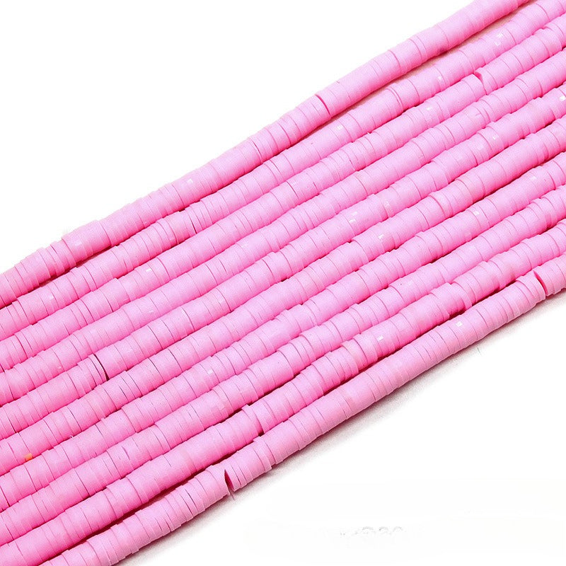 Size 6mm Solid Color Polymer Clay Beads Wholesale Loose Beads Jewelry DIY Making