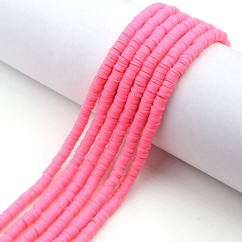 Size 6mm Solid Color Polymer Clay Beads Wholesale Loose Beads Jewelry DIY Making