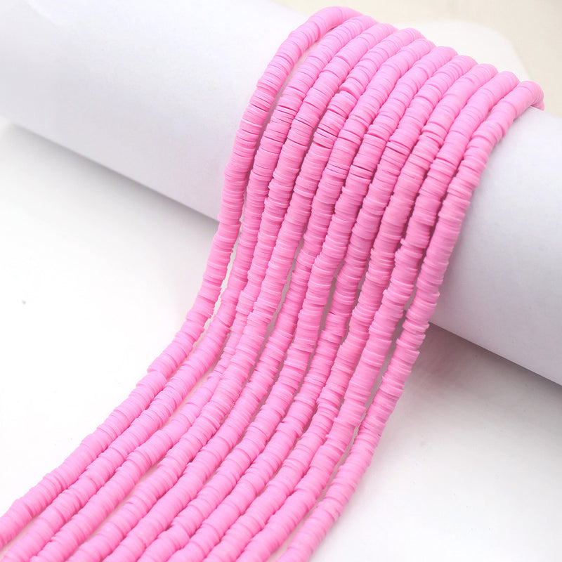 Size 6mm Solid Color Polymer Clay Beads Wholesale Loose Beads Jewelry DIY Making