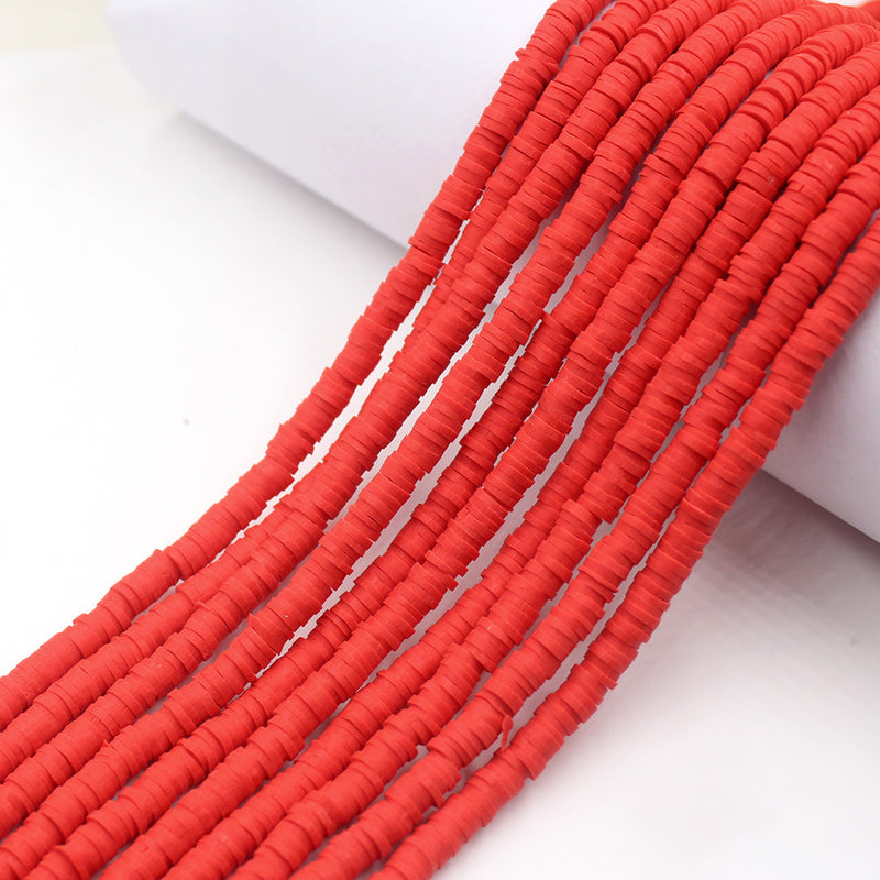 Size 6mm Solid Color Polymer Clay Beads Wholesale Loose Beads Jewelry DIY Making