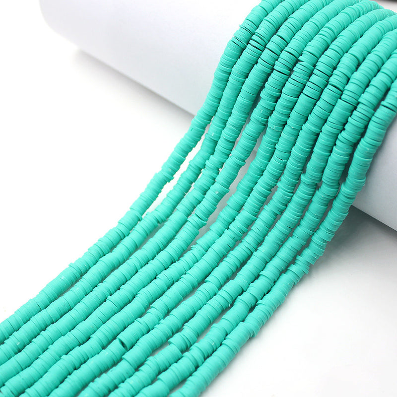 Size 6mm Solid Color Polymer Clay Beads Wholesale Loose Beads Jewelry DIY Making