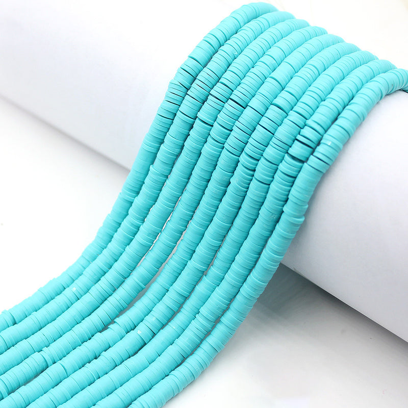 Size 6mm Solid Color Polymer Clay Beads Wholesale Loose Beads Jewelry DIY Making