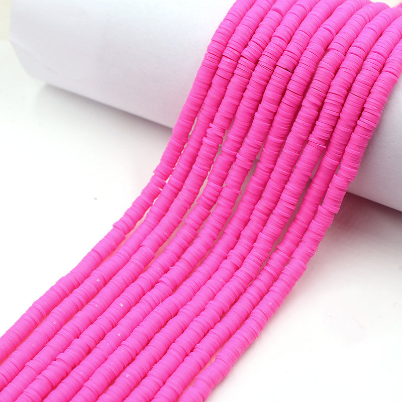 Size 6mm Solid Color Polymer Clay Beads Wholesale Loose Beads Jewelry DIY Making