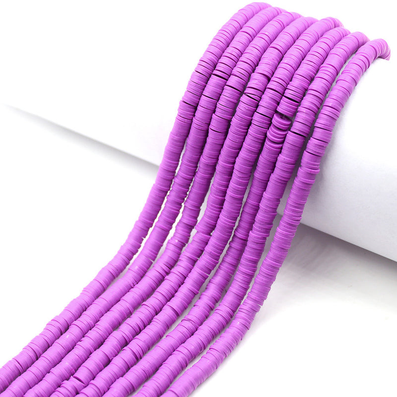 Size 6mm Solid Color Polymer Clay Beads Wholesale Loose Beads Jewelry DIY Making