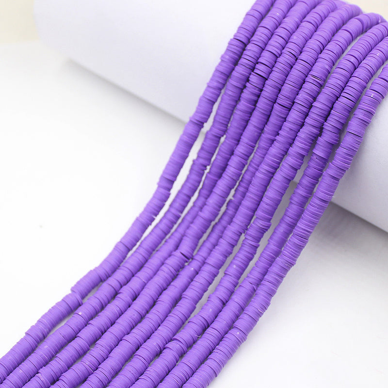 Size 6mm Solid Color Polymer Clay Beads Wholesale Loose Beads Jewelry DIY Making