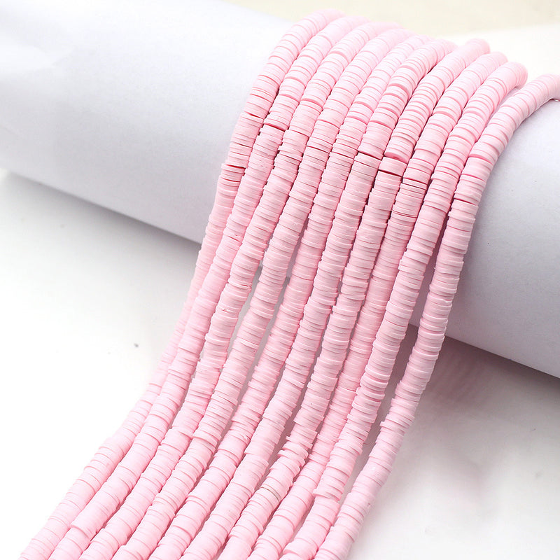 Size 6mm Solid Color Polymer Clay Beads Wholesale Loose Beads Jewelry DIY Making