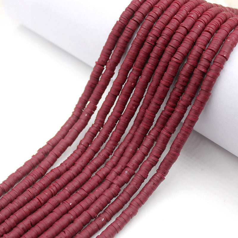 Size 6mm Solid Color Polymer Clay Beads Wholesale Loose Beads Jewelry DIY Making