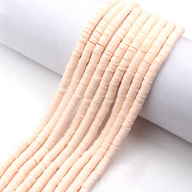 Size 6mm Solid Color Polymer Clay Beads Wholesale Loose Beads Jewelry DIY Making