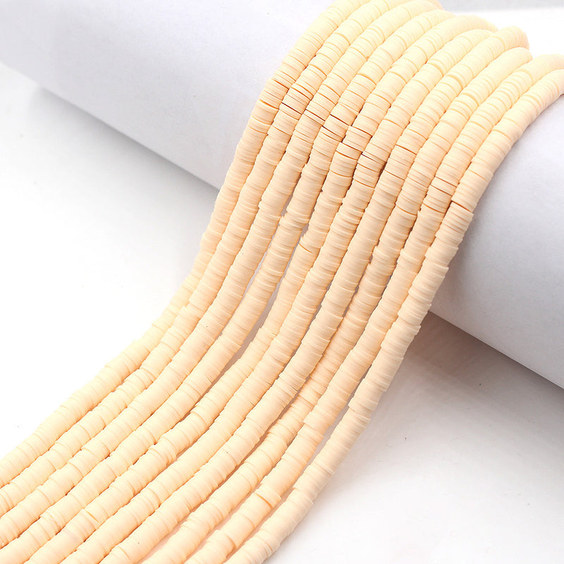 Size 6mm Solid Color Polymer Clay Beads Wholesale Loose Beads Jewelry DIY Making