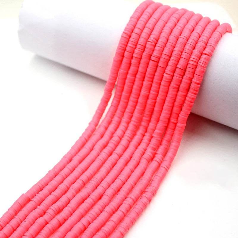 Size 6mm Solid Color Polymer Clay Beads Wholesale Loose Beads Jewelry DIY Making