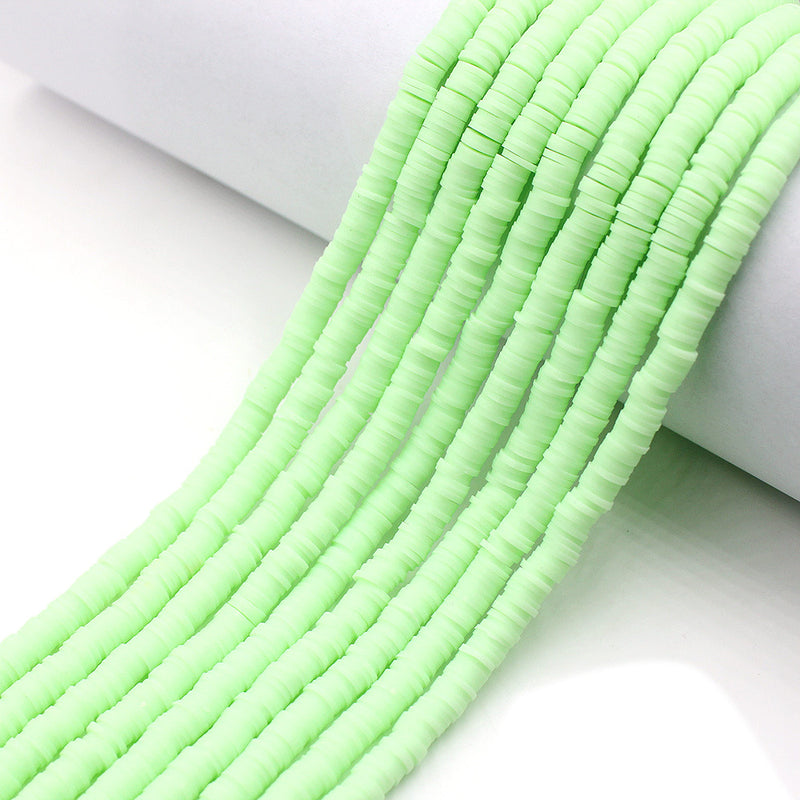 Size 6mm Solid Color Polymer Clay Beads Wholesale Loose Beads Jewelry DIY Making