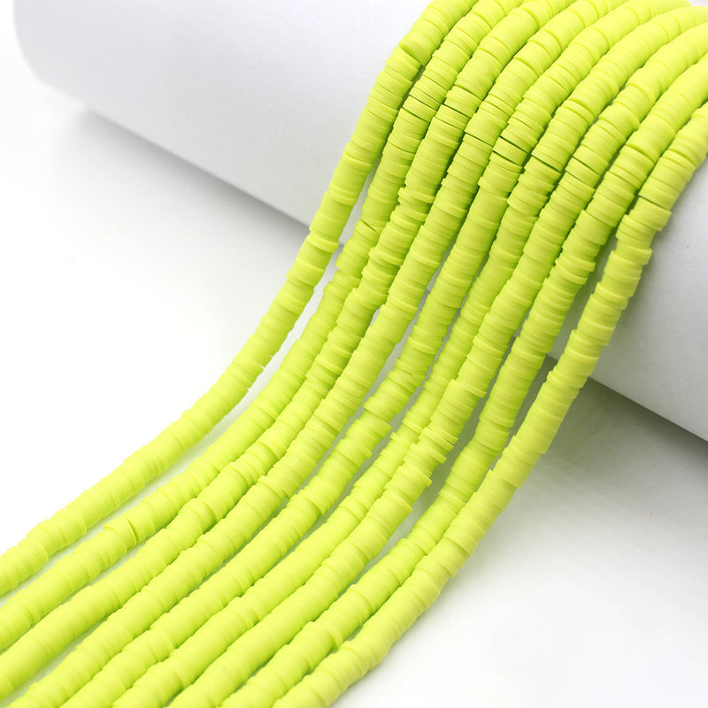 Size 6mm Solid Color Polymer Clay Beads Wholesale Loose Beads Jewelry DIY Making