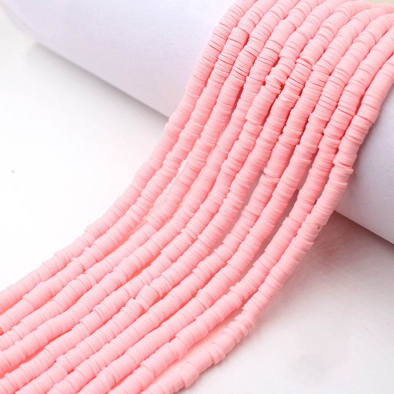 Size 6mm Solid Color Polymer Clay Beads Wholesale Loose Beads Jewelry DIY Making