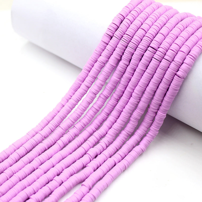 Size 6mm Solid Color Polymer Clay Beads Wholesale Loose Beads Jewelry DIY Making