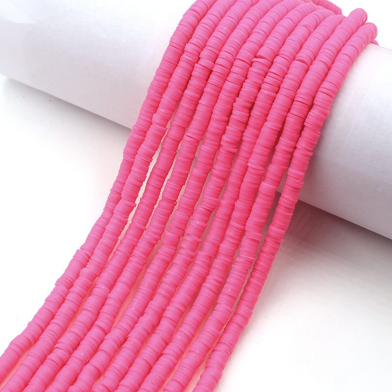 Size 6mm Solid Color Polymer Clay Beads Wholesale Loose Beads Jewelry DIY Making