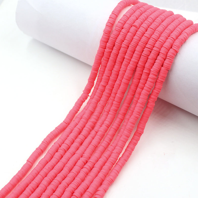 Size 6mm Solid Color Polymer Clay Beads Wholesale Loose Beads Jewelry DIY Making