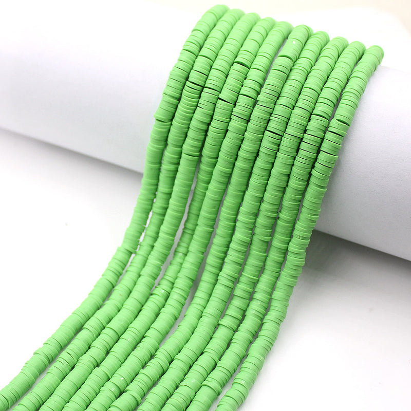 Size 6mm Solid Color Polymer Clay Beads Wholesale Loose Beads Jewelry DIY Making