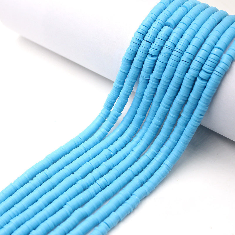 Size 6mm Solid Color Polymer Clay Beads Wholesale Loose Beads Jewelry DIY Making