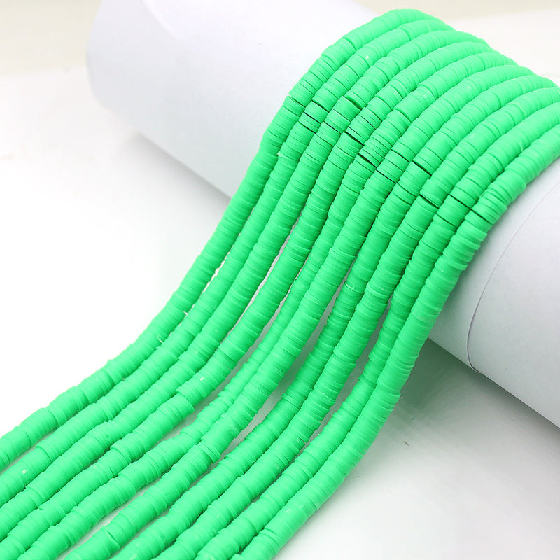 Size 6mm Solid Color Polymer Clay Beads Wholesale Loose Beads Jewelry DIY Making