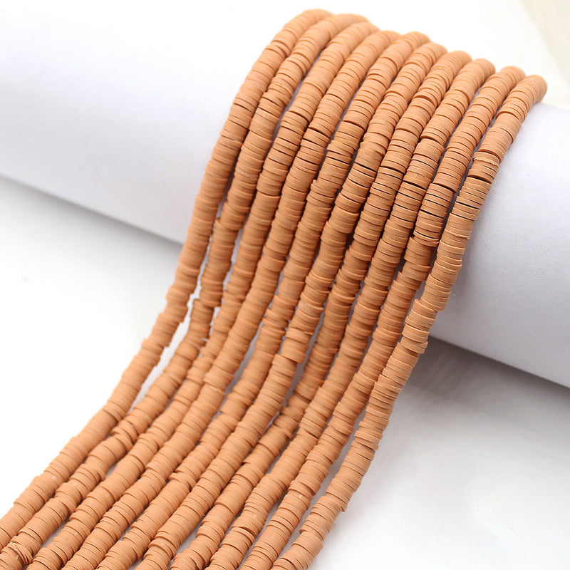 Size 6mm Solid Color Polymer Clay Beads Wholesale Loose Beads Jewelry DIY Making