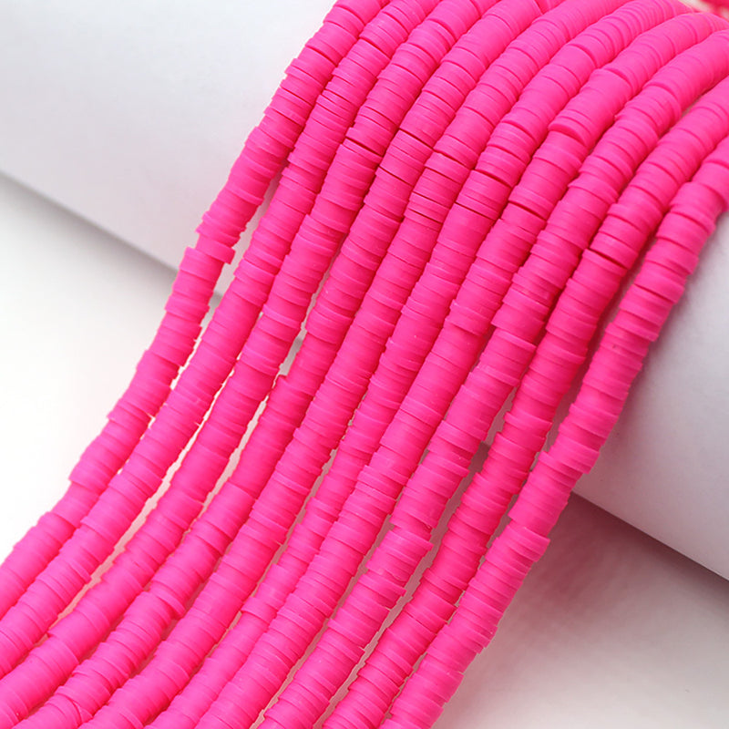 Size 6mm Solid Color Polymer Clay Beads Wholesale Loose Beads Jewelry DIY Making