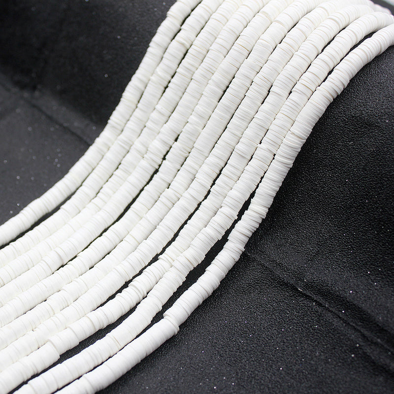 Size 6mm Solid Color Polymer Clay Beads Wholesale Loose Beads Jewelry DIY Making