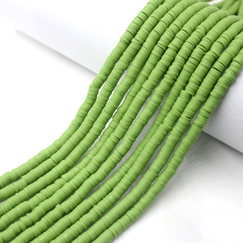 Size 6mm Solid Color Polymer Clay Beads Wholesale Loose Beads Jewelry DIY Making