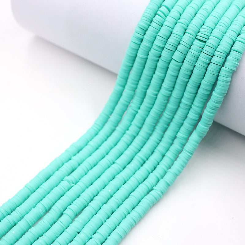 Size 6mm Solid Color Polymer Clay Beads Wholesale Loose Beads Jewelry DIY Making