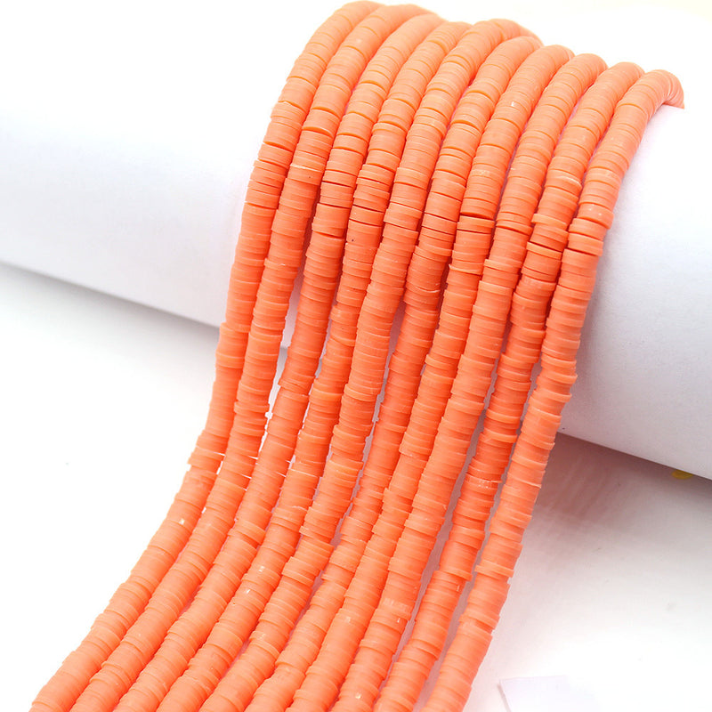 Size 6mm Solid Color Polymer Clay Beads Wholesale Loose Beads Jewelry DIY Making