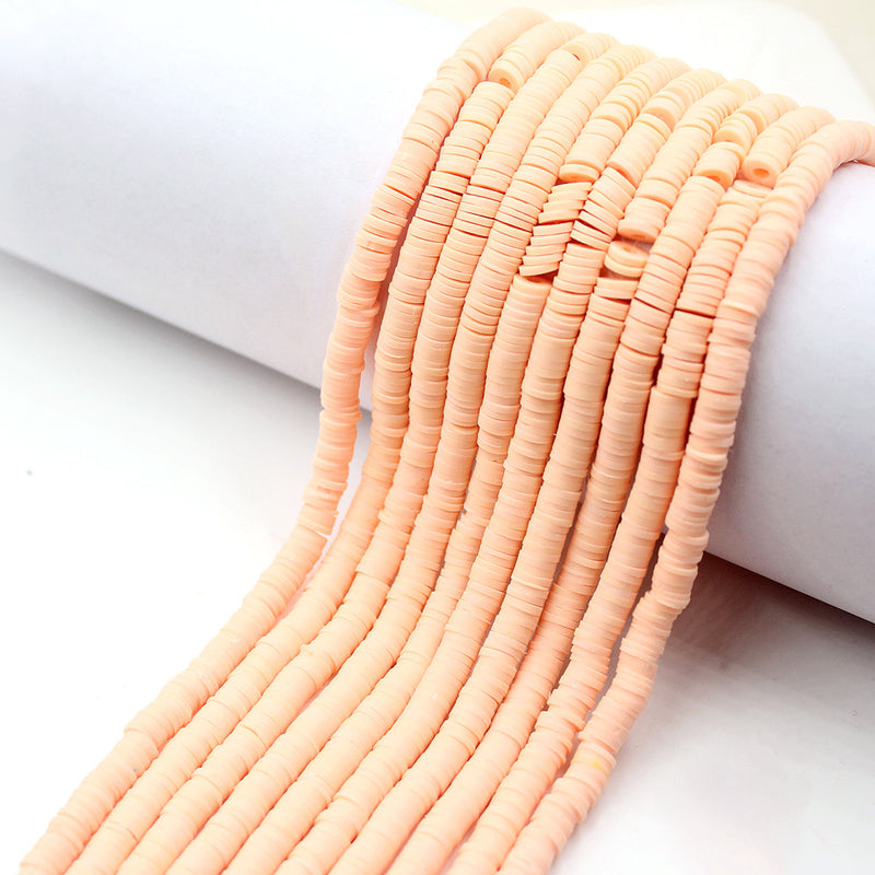 Size 6mm Solid Color Polymer Clay Beads Wholesale Loose Beads Jewelry DIY Making