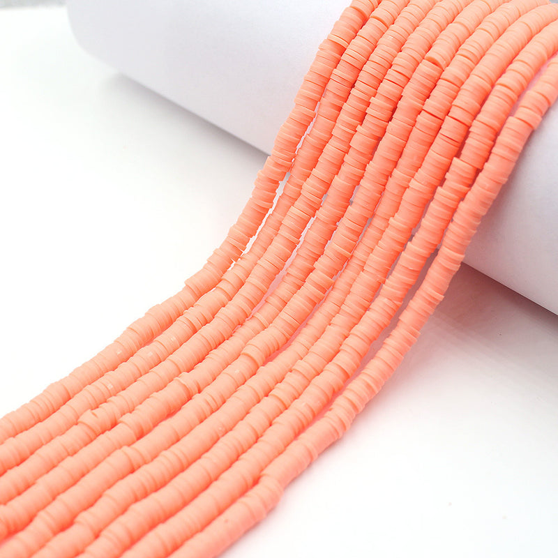 Size 6mm Solid Color Polymer Clay Beads Wholesale Loose Beads Jewelry DIY Making