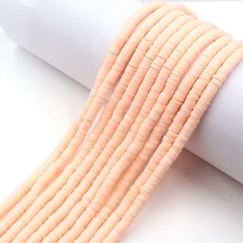 Size 6mm Solid Color Polymer Clay Beads Wholesale Loose Beads Jewelry DIY Making