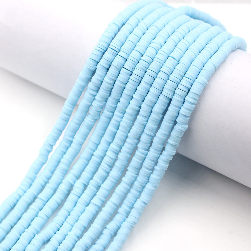 Size 6mm Solid Color Polymer Clay Beads Wholesale Loose Beads Jewelry DIY Making