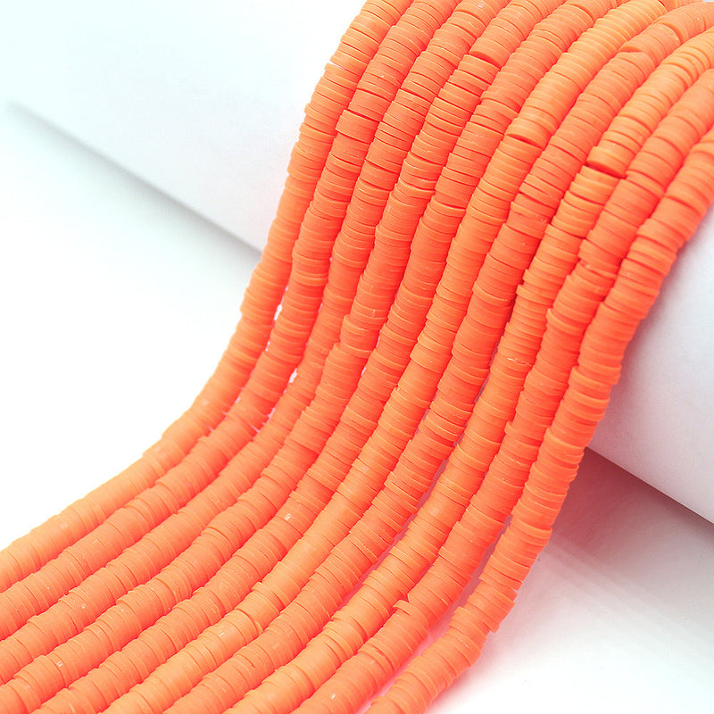 Size 6mm Solid Color Polymer Clay Beads Wholesale Loose Beads Jewelry DIY Making