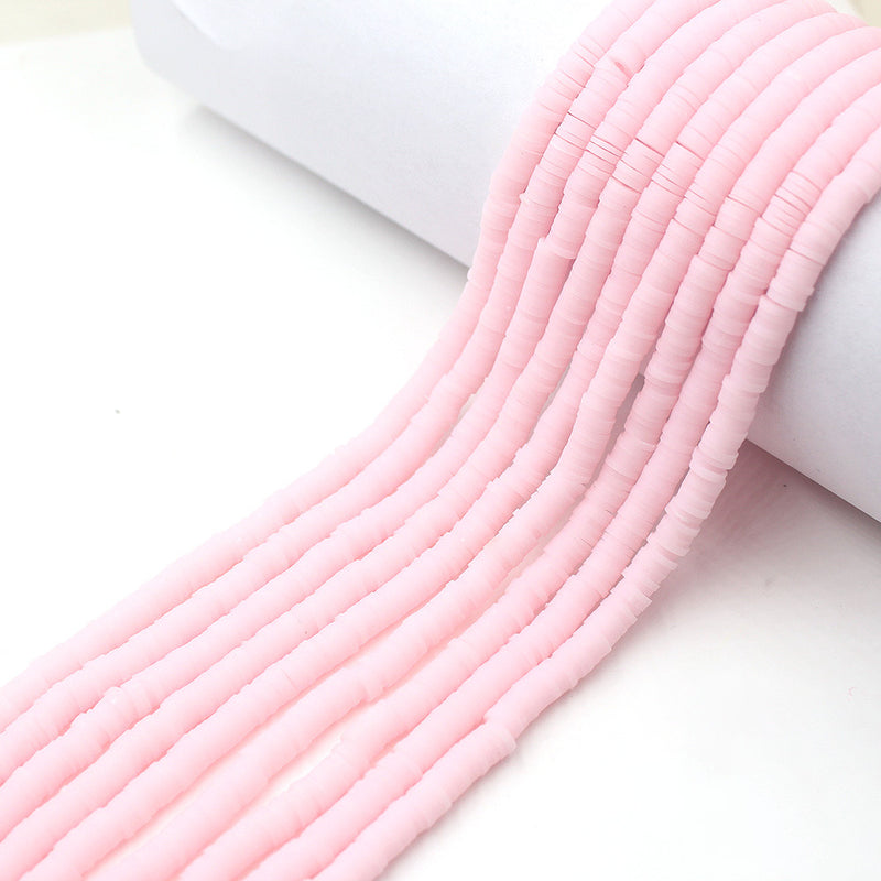 Size 6mm Solid Color Polymer Clay Beads Wholesale Loose Beads Jewelry DIY Making