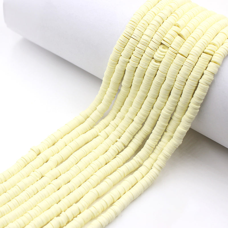 Size 6mm Solid Color Polymer Clay Beads Wholesale Loose Beads Jewelry DIY Making