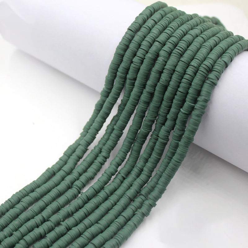 Size 6mm Solid Color Polymer Clay Beads Wholesale Loose Beads Jewelry DIY Making