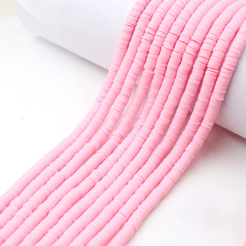 Size 6mm Solid Color Polymer Clay Beads Wholesale Loose Beads Jewelry DIY Making