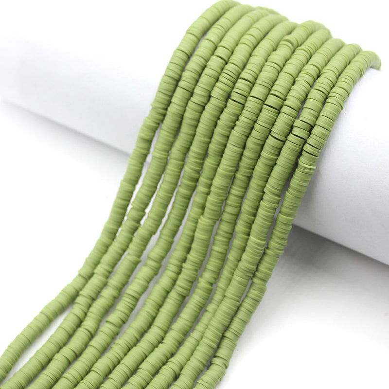 Size 6mm Solid Color Polymer Clay Beads Wholesale Loose Beads Jewelry DIY Making