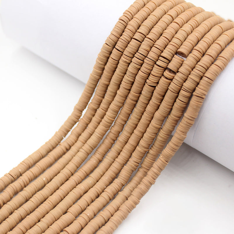 Size 6mm Solid Color Polymer Clay Beads Wholesale Loose Beads Jewelry DIY Making