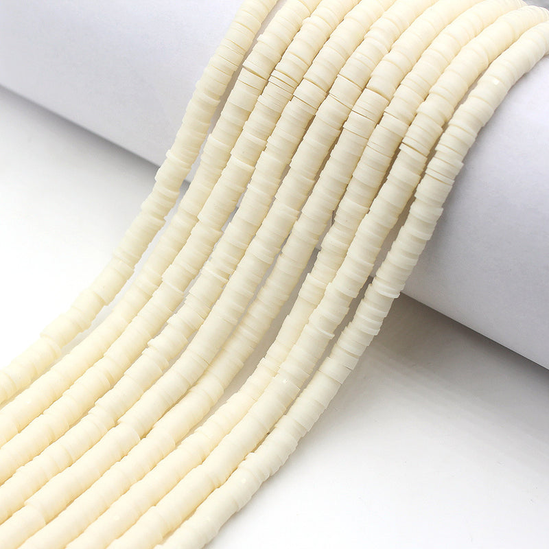 Size 6mm Solid Color Polymer Clay Beads Wholesale Loose Beads Jewelry DIY Making