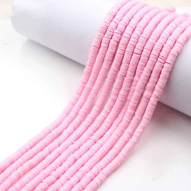 Size 6mm Solid Color Polymer Clay Beads Wholesale Loose Beads Jewelry DIY Making