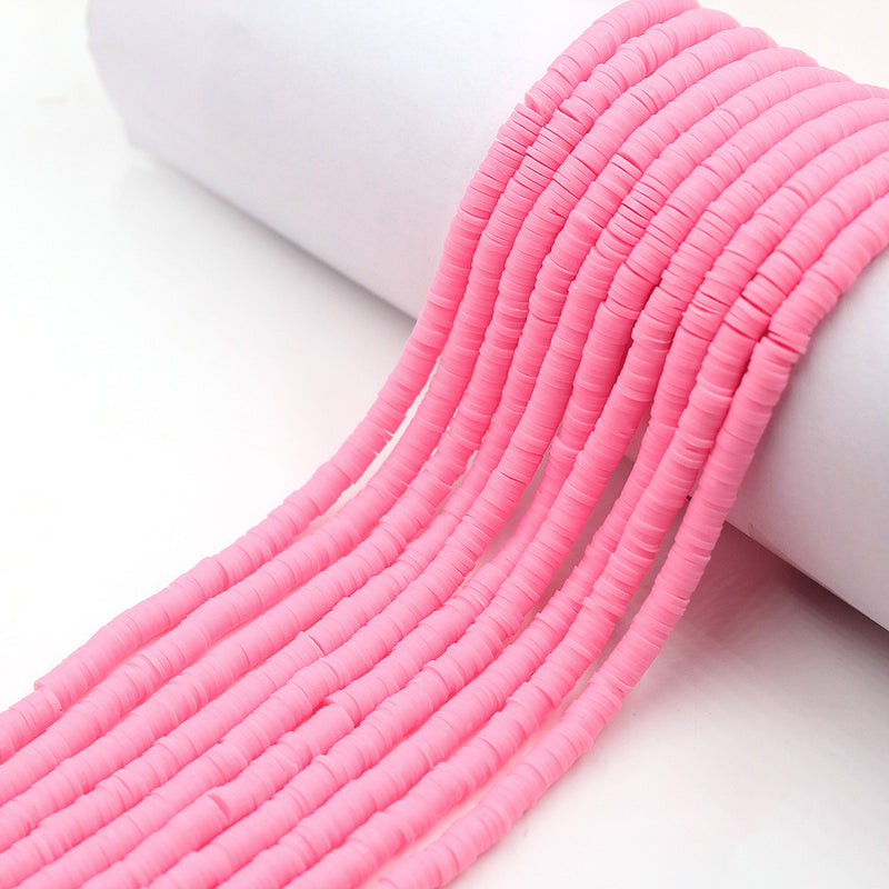 Size 6mm Solid Color Polymer Clay Beads Wholesale Loose Beads Jewelry DIY Making