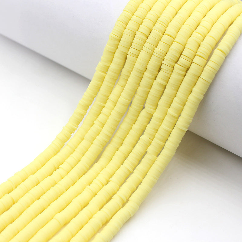 Size 6mm Solid Color Polymer Clay Beads Wholesale Loose Beads Jewelry DIY Making