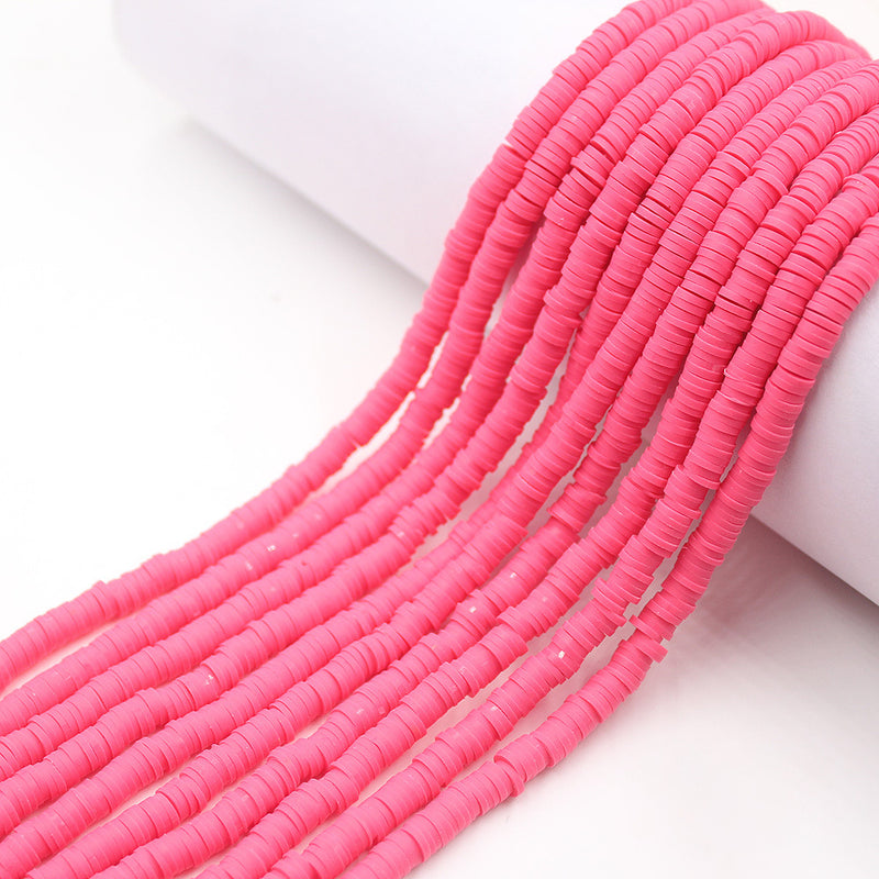 Size 6mm Solid Color Polymer Clay Beads Wholesale Loose Beads Jewelry DIY Making