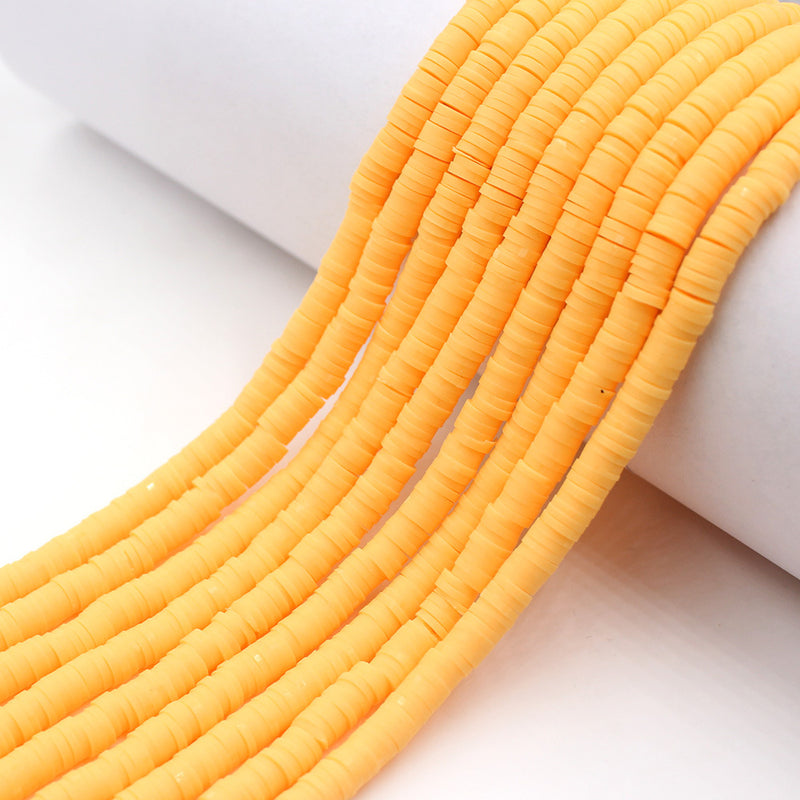 Size 6mm Solid Color Polymer Clay Beads Wholesale Loose Beads Jewelry DIY Making