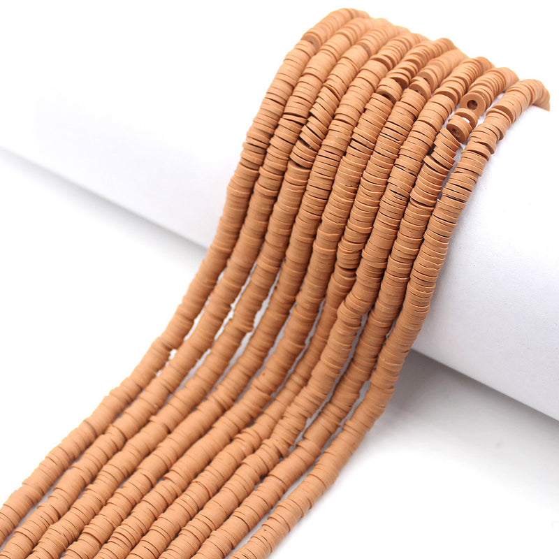 Size 6mm Solid Color Polymer Clay Beads Wholesale Loose Beads Jewelry DIY Making