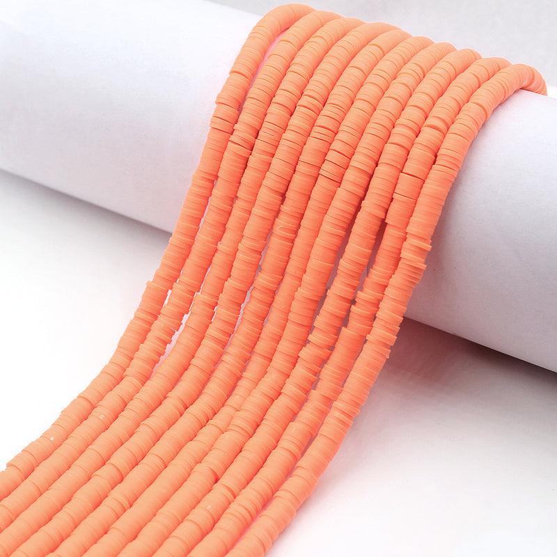 Size 6mm Solid Color Polymer Clay Beads Wholesale Loose Beads Jewelry DIY Making