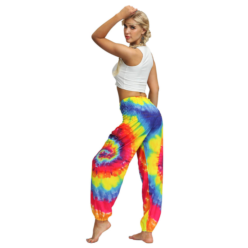 Women Straight Loose Harem Pant | Tye die | Smock Pant