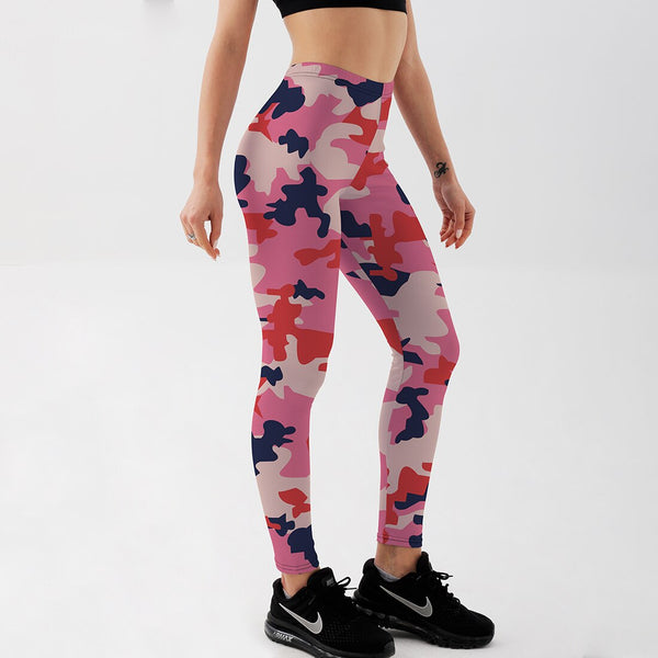 Women's Leggings Pink Camo LEGGINGS